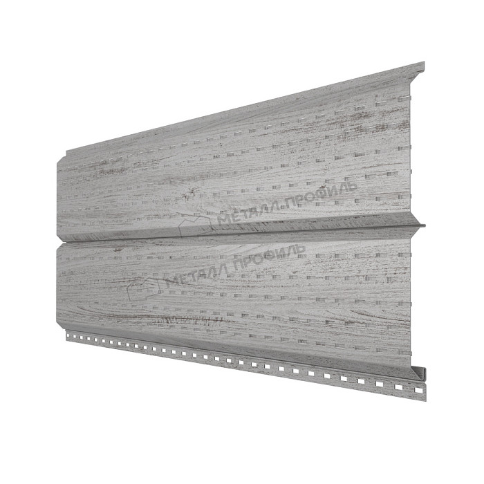 Софит МЕТАЛЛ ПРОФИЛЬ Lбрус-15х240 (ECOSTEEL_MA-01-Беленый Дуб-0.5)